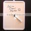 DRY ERASE BOARD 8.5x11 Marker White Frame MAGNETIC BACK