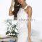 white lace dress fashion new design women holiday dress for summer