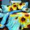 Flowering wind national wind activity of 3 d printing bedspread/Bed Cover