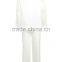 White plain button up satin pajamas