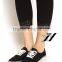 ninth length cropped black women wholesale leggings