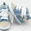 Top quality anti-skid infant boy canvas cotton soft toddler shoes pre-walker sport shoes