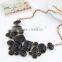 CHARM CRYSTAL FLOWER CHOKER CHUNKY STATEMENT BIB PENDANT CHAIN COLLAR NECKLACE