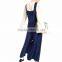 Wholesale OEM Pleated Wide-Leg Casual women Overalls jumpsuit