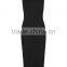 Women's Black Vest Midi Dress