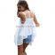 Fashion Summer Customize Women's White Sleeveless Top For Wholesale 2017