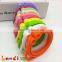 Small Open Circle Baby Bracelet Infant Teether Round Plastic Teething Ring