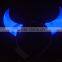 High Quality Plastic Led Ox Horn Halloween Party Headband