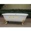 Freestanding cast iron enamel bathtubs