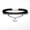 Charm 8Pcs/Set Gothic Punk Velvet Lace Choker Bead Pendant Necklace Jewelry