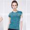 Yoga fitness wear wicking sweat clothes t-shirt