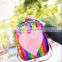 2017 Spring And Summer The New Laser Fashion Colorful Heart Travel Bag
