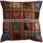 Indian Sequin Sari Patchwork Decorative Sofa Cushion Covers