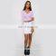 China wholesale clothing women sweater in Purple