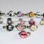 36 pairs/box Gorgeous European Style Time Gem Opening Ring Retro Cute Ring