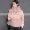 2016 Latest Fashion Women Short Sheep Skin Jacket / Winter Softshell Lady Leather Jacket