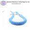 Blue ESD/antistatic Wired Wrist Strap with PVC Grounding Coiled Cord
