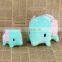 HI CE super plush soft toll for kids,green elephant plush toy for hot sale