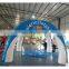 Used Outdoor Inflatable Blue Tent for Event, Advertising Inflatable Air-saeled Tent for sale