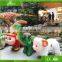 Interactive amusement dinosaur toy-car animal kiddie rides