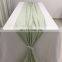 TR041#102 silk crepe de chine fabric green table runner wedding