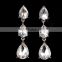 Wholesale silver crystal earrings