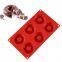 Free Sample Food Grade Heat resistant Nontoxic Silicone Mousse Cake Friandises Pudding Baking Mold Tool