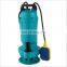 electric 2 inch outlet submersible dirty water pump with float ball