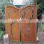 Customized corten fencing entrance main door grill gates design home