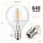 G40 LED solar string light warmwhite 4 light modes for outdoor decoration