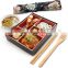 Reusable Cutlery Set Bamboo Cutlery Flatware Set for Travel Camping,Include Wooden Forks Knives Chopsticks Spoons Plastic Straws