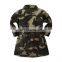 Kids Baby Girls Camo Coats Autumn Fashion Long Sleeve Lapel Trench Camouflage Jackets Girl Long Coat Outerwear
