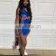 2020 New Arrivals Women Sexy Club Dresses Ladies Letter Printed Mini Party Dresses Women Summer Dresses