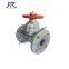 Flanged Fluorine Lined Diaphragm Valve ANSI 150LB