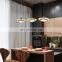 Ultra-thin acrylic circular chandelier engineering commercial lighting