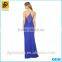 Made in China Latest Fashion Ladies Elegant Purple Formal Dress Chiffon Dress