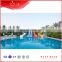 Small fiberglass Water Play Slides And Amusement Park Slide For Resorts/Family Pool/Restaurant