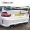 BM M series F87 M2 carbon finber diffuser for F87 M2 to MP style carbon finber rear diffuser rear skirt