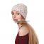 100% Acrylic Winter knitted Beanies Hats Women Thick Warm Beanie Skullies Hat Men's knitted Wool Hat