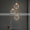 Modern Glass Pendant Lamp White Bedroom Hanging Light Indoor Pendant Lighting
