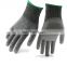 HPPE PU Coated Cut Resistant Hand Work Gloves