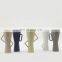 Ins Morandi Color Decoration Ceramic Home Pieces Abstract Vase With Handle
