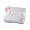 Luxury magnetic folding box with private logo bridesmaid gift packing box for wedding dress bridal bouquet name custom on box