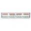 MT-4023  Cat5E Cat6 2U 48-портовая патч-панель 19-дюймового типа для сетевого кабелирования