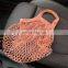 Cost Effective Custom Mesh Foldable Reusable Grocery Ladies Shoulder Hanging Food Cotton Bag