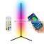 RBG Dimmable Colorful Changing Tripod Standing Decorative Modern Metal Led RGB Corner Floor Lamp Light For Living Room Decor