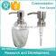 Custom Wholesale Metal Foam Soap Pump Bottles, Liquid Lotion Pumps For Dispenser, Metal Soap Pump Dispenser With Lid Glass Jar