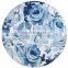 2022 New Trendy Round Printing Washable Sponge Bath Mat Memory Foam Bathroom Rug