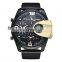 Oulm 3790 Delicate Sport Mens Watches Multiple Time Zone Relojes Hombre Quartz Wrist Watch Compass Timepiece Wrist Watch