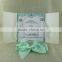 Customized Gate Fold New Lace Inside Handmade Elegant Wedding Cards